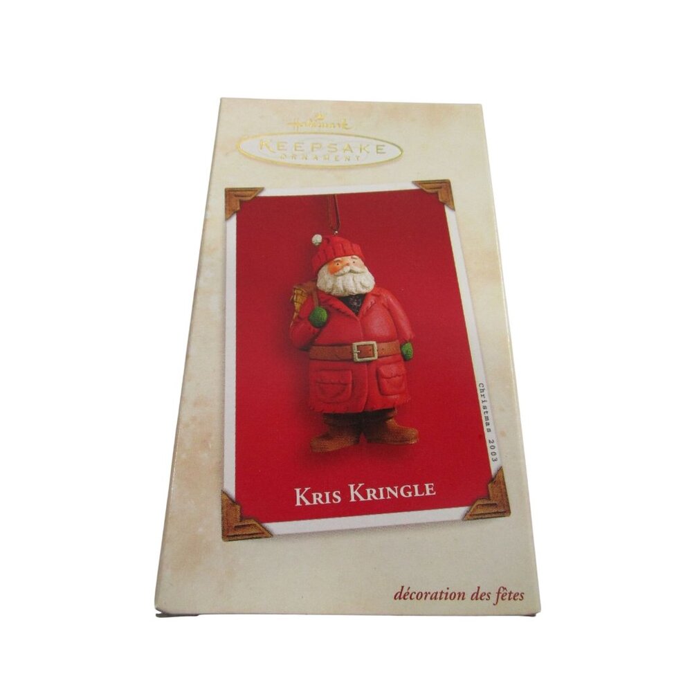 Hallmark Keepsake Ornament Kris Kringle Vintage 2003 Handcrafted NIB Box Wear